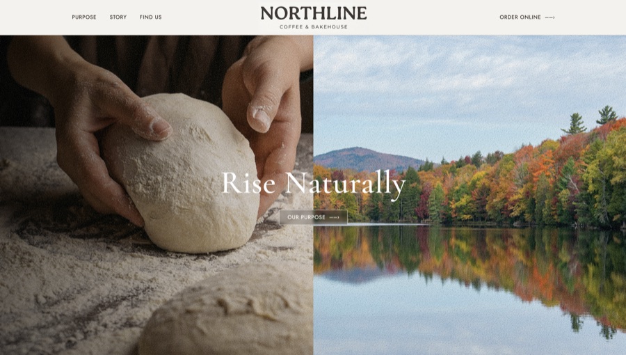 Northline Coffee and Bakehouse website